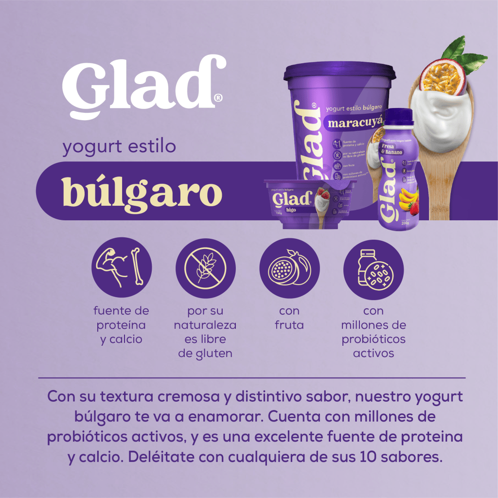 Yogurt Glad Búlgaro 900g