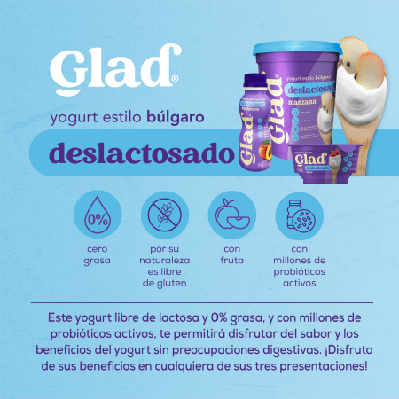 Yogurt Glad Deslactosado 150g