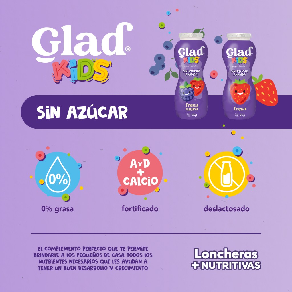 Glad Kids (6 Pack) Berries & Fresa